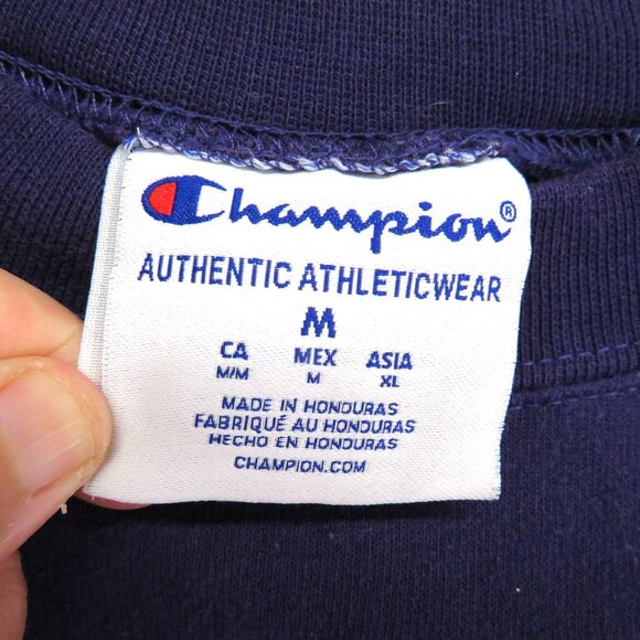 Texas Christian University Sweatshirt Size Medium Vintage Champion Purple TCU‎ - Picture 4 of 9